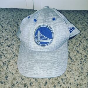 New Era Men's Golden State Warriors Hat Grey Blue One Size Snapback